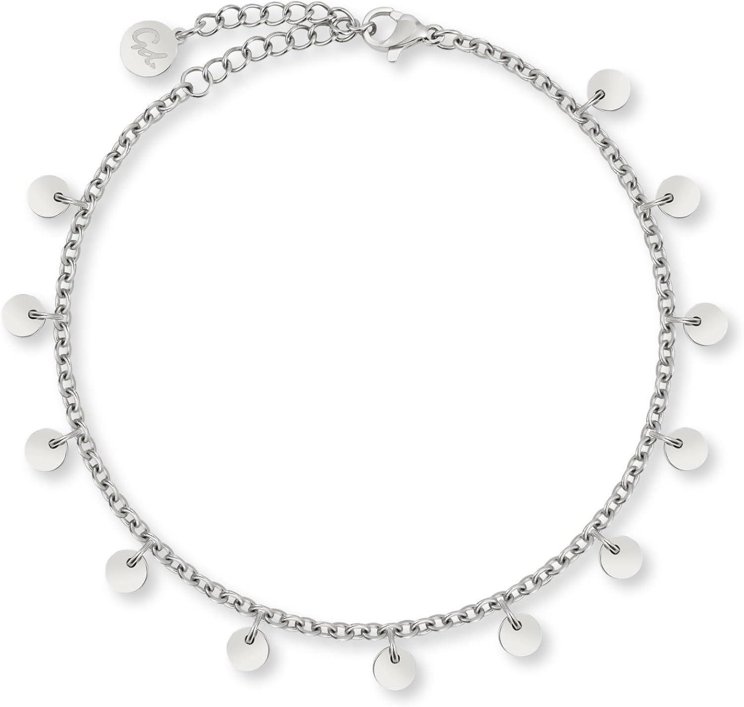 Detalle de GD GOOD.designs EST. 2015 Bracelet à plaquettes, 12 coins ronds, résistant à l'eau