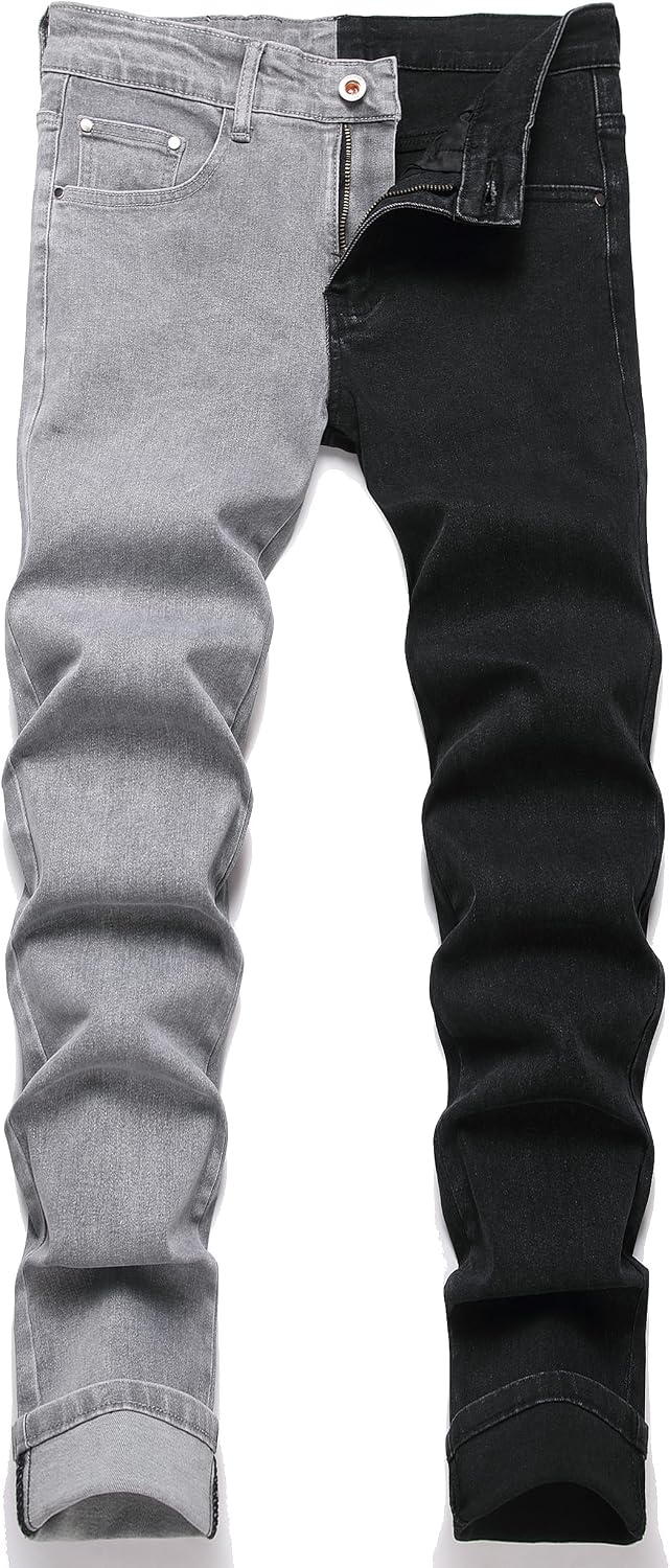 Thumbnail 5 de RXXKKK Men's Regular Slim Fit Jeans