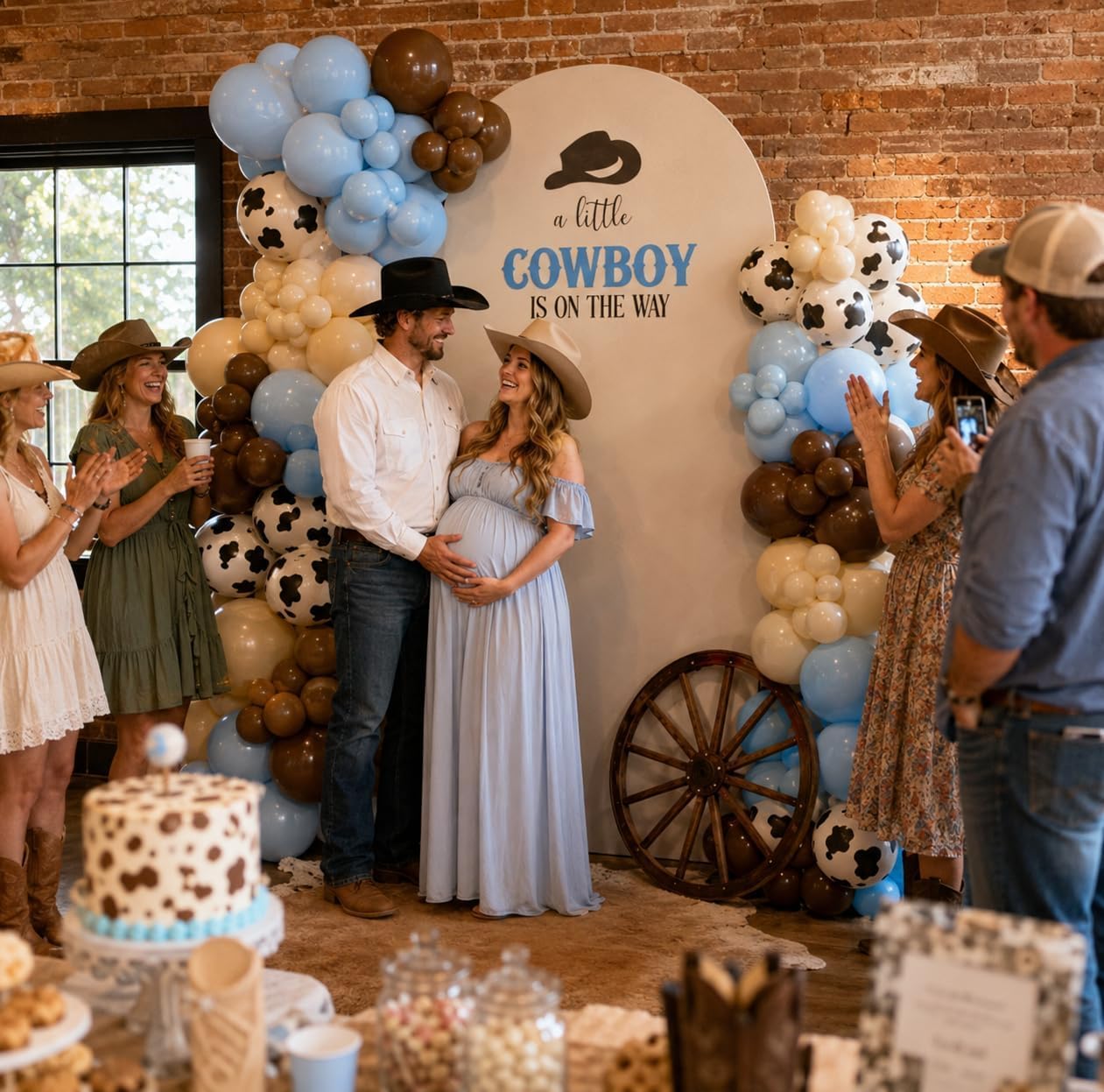 Thumbnail 4 de HILAVO Cow Print Balloons – 12-Inch Cowboy Theme Latex Assortment (35 pcs) for Rodeo, Baby Shower, Farm & Western Parties