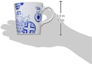 Detalle 2 de 山加商店 CS22-11 クレヨンしんちゃん 染付マグカップ 丸紋・磁器製