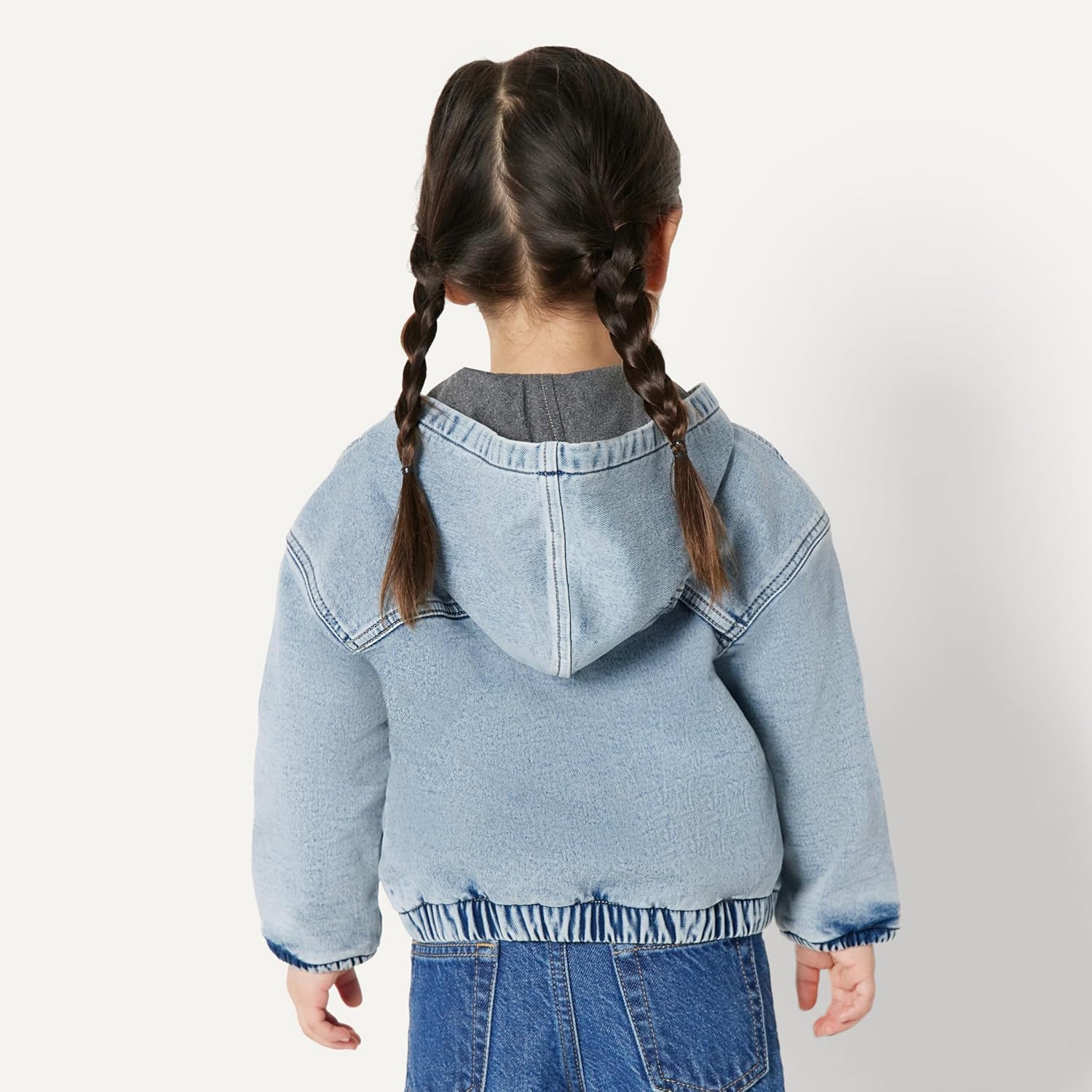 Thumbnail 2 de Amazon Essentials Veste en Denim Doux et Extensible – Coupe Standard Mixte Bébé