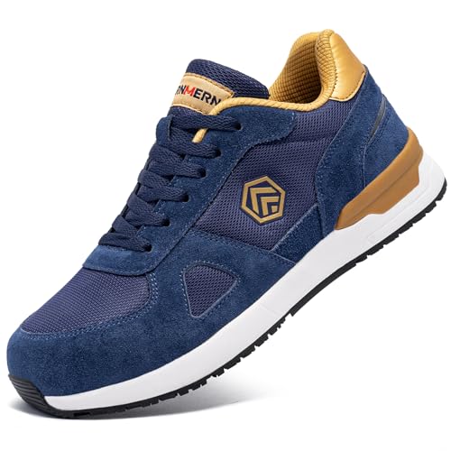 Detalle de LARNMERN PRO Légère S1 Chaussures de Sécurité Hommes Bleu 42EU — Légères, Confortables et Conforme EN 20345