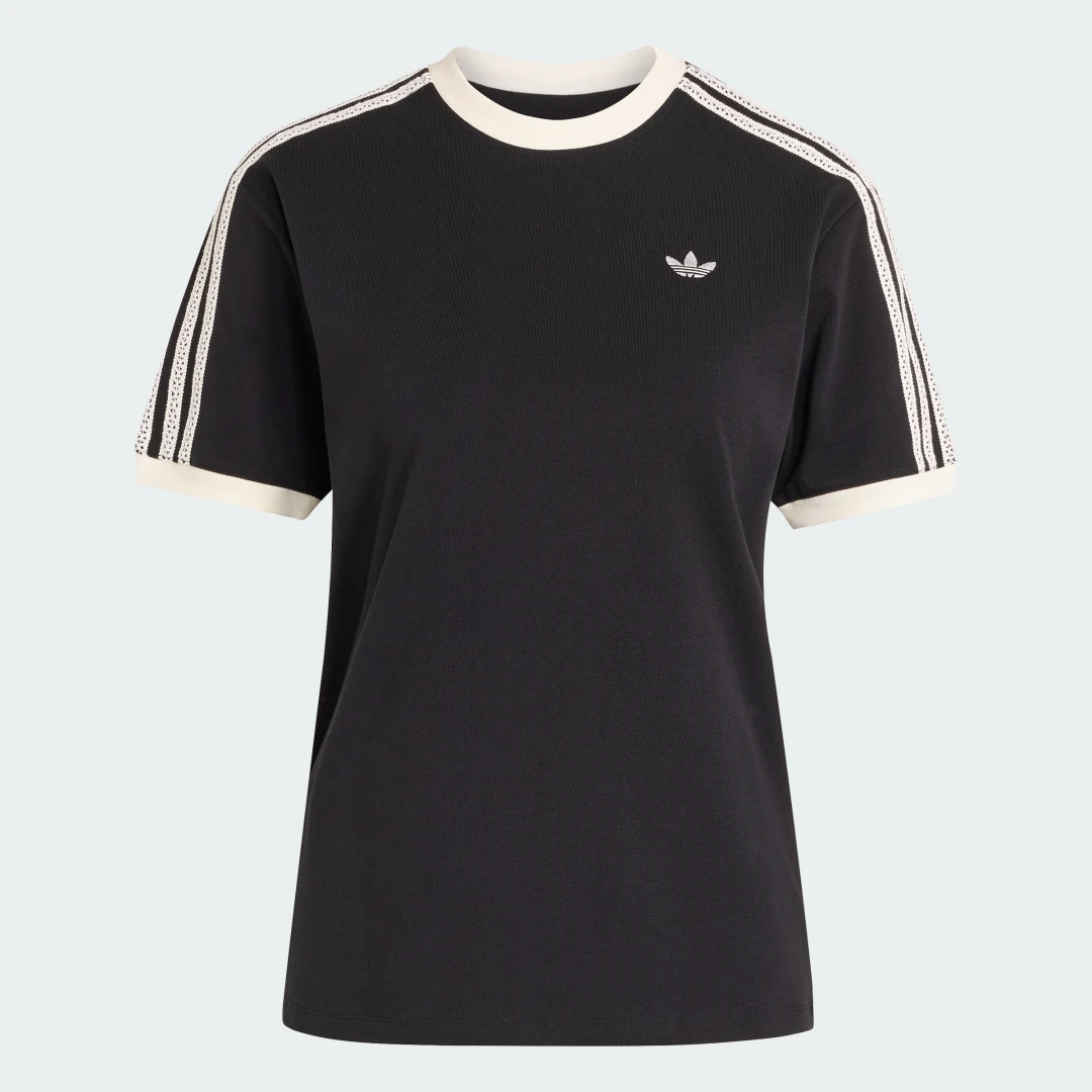 Thumbnail 3 de Camiseta con tres rayas Adidas Originals Summer Glow Advanced – Negro