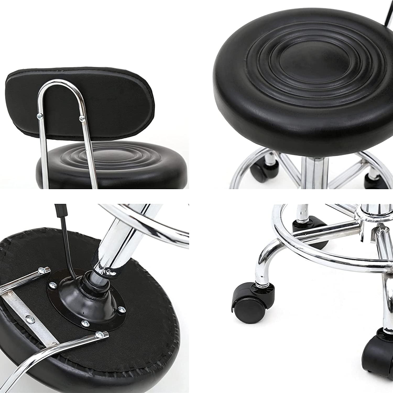 Detalle 2 de TactFire Ergonomischer Rollhocker 48–58 cm 💺