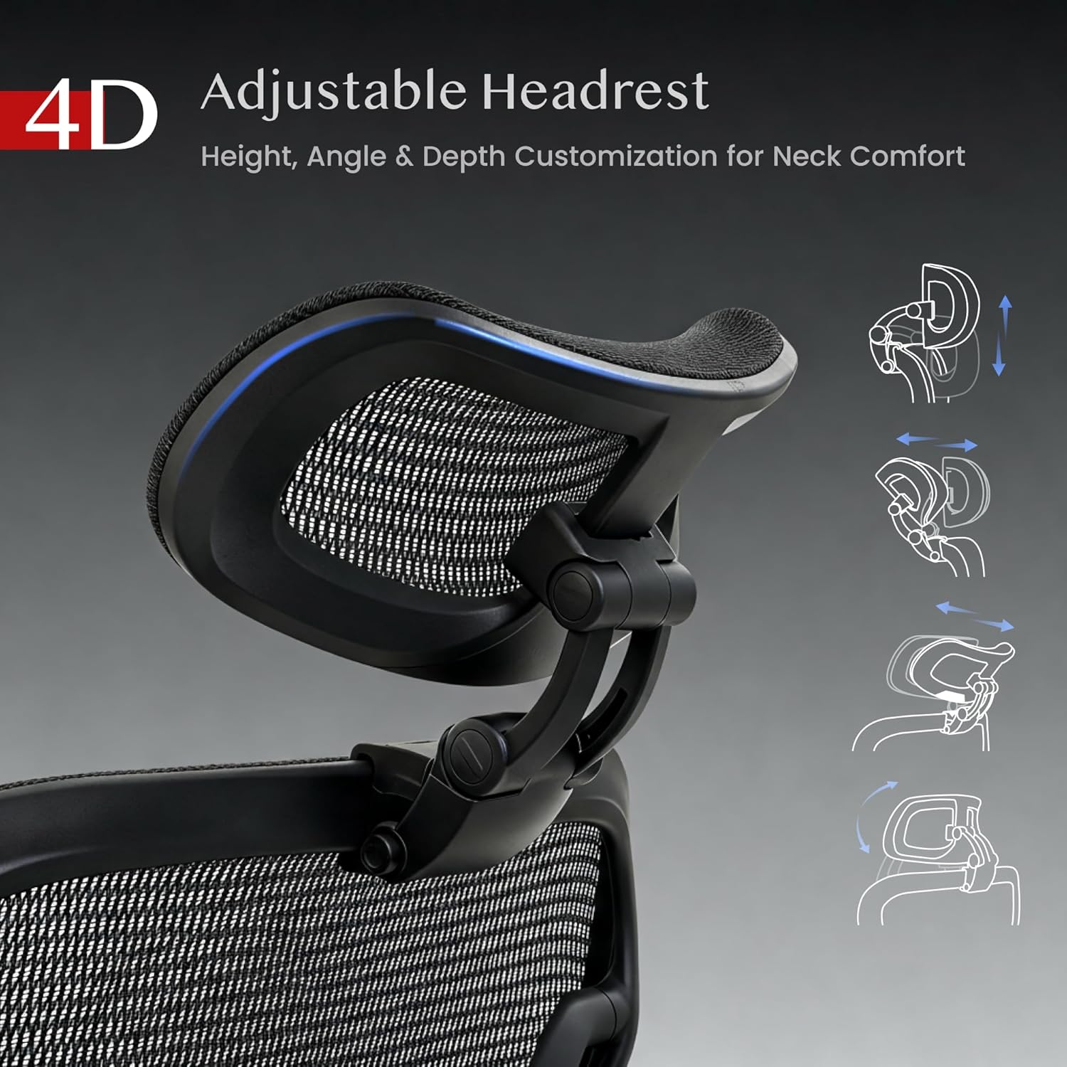 Thumbnail 6 de FLEXISPOT ErgoX Max Ergonomic Office Chair: Heavy‑Duty Support for Home Office & Gaming