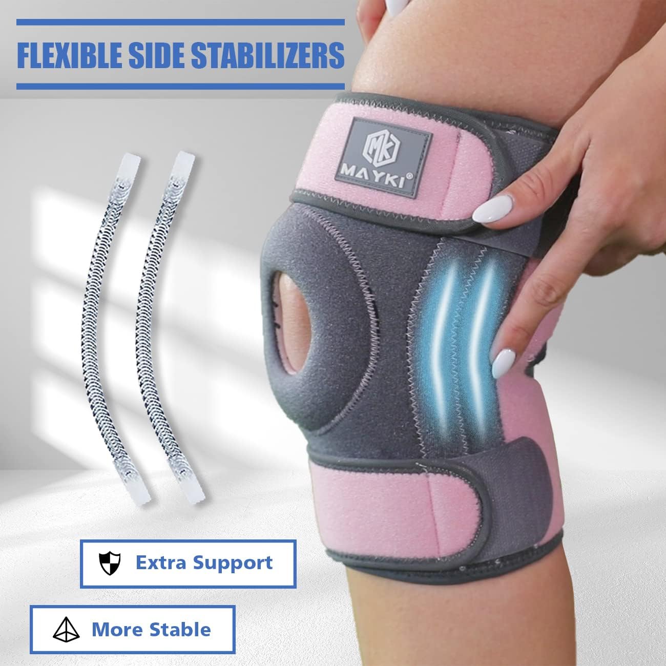 Thumbnail 2 de MAYKI Knee Brace with Patella Gel Pad 1 PCS 🩺