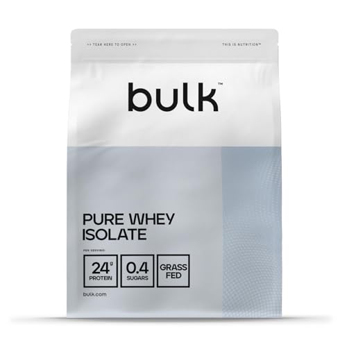 Detalle de Bulk Pure Whey Isolate 90 2,5 kg — 25 g proteína por porción 🥛