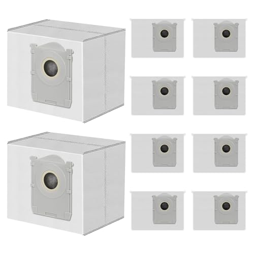 Detalle de VIEWALL T90 Staubbeutel für ECOVACS DEEBOT X11 PRO Omni / T90 Pro Omni / T90 Omni / X12 Pro Omni – 10 Stück, 3L