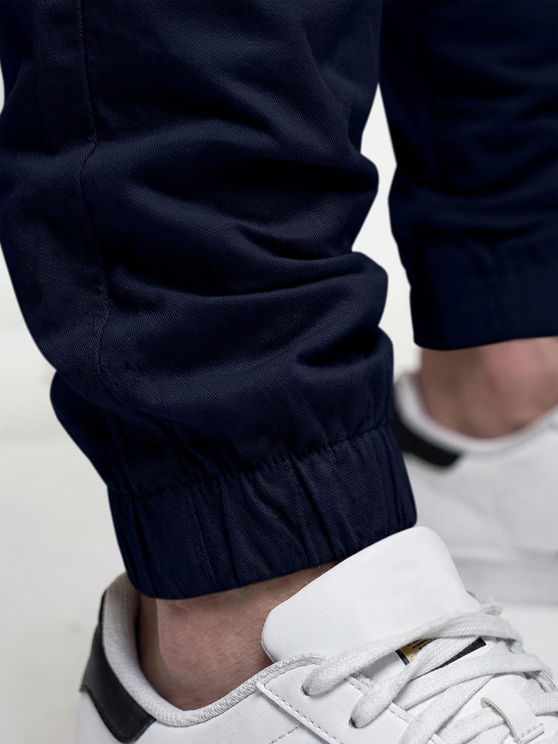 Thumbnail 6 de JMIERR Mens Casual Joggers Pants — Cotton ElastiC Twill with Drawstring Waist