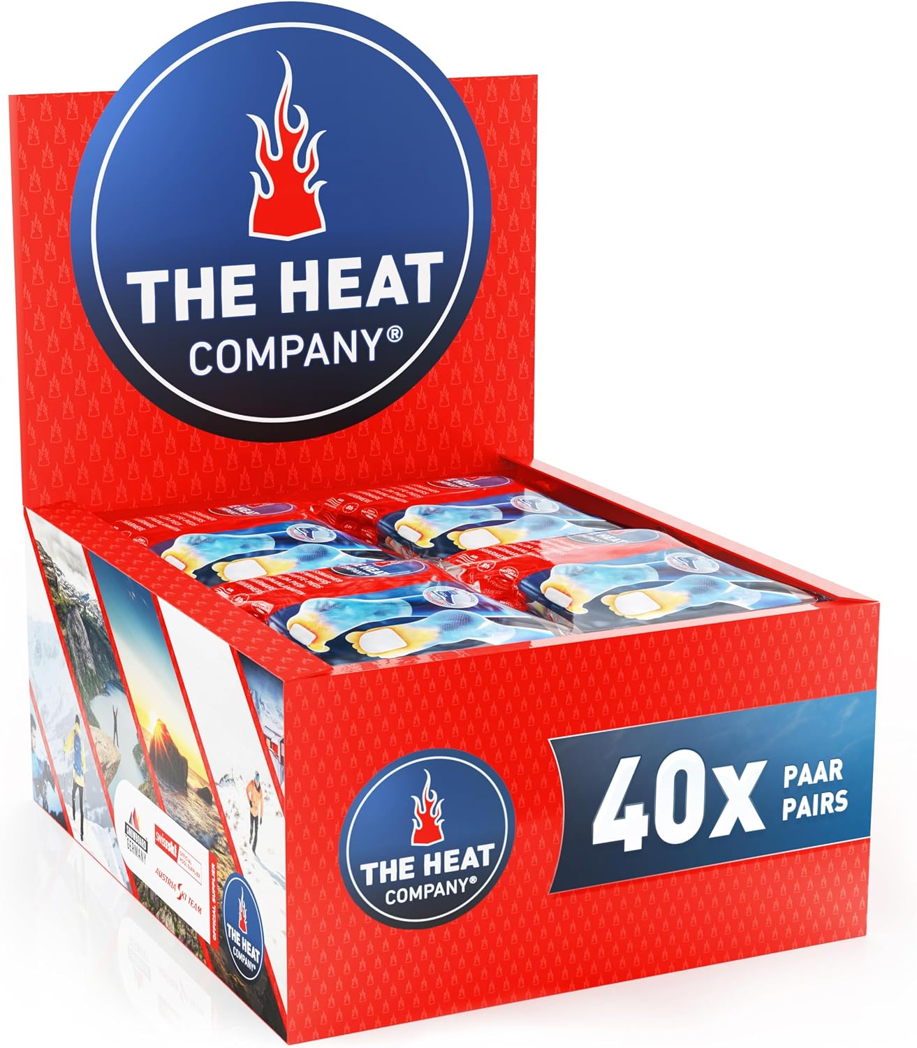 THE HEAT COMPANY Chauffe-pieds 40 paires 👣