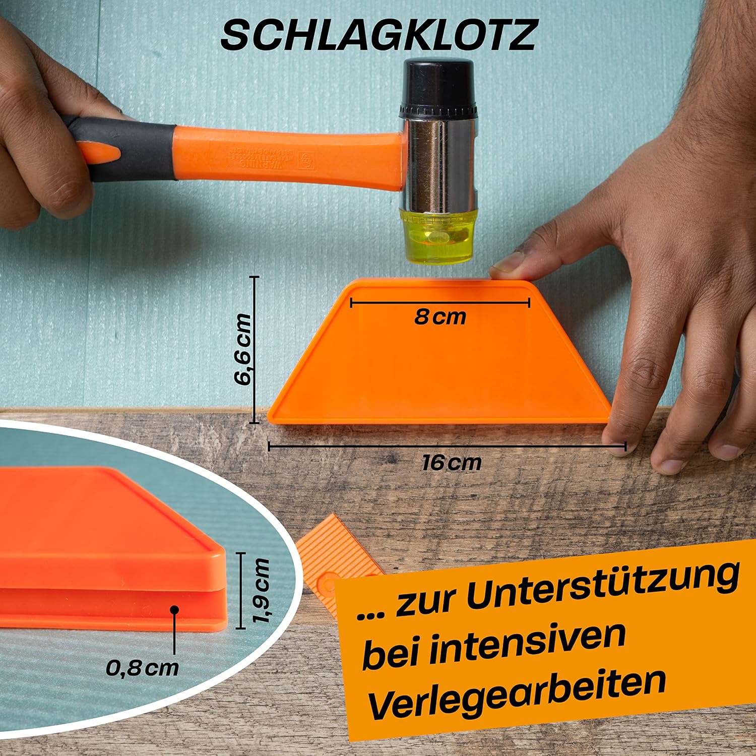 Thumbnail 5 de Hinrichs Laminat Verlegeset 46-teiliges Komplettset – Profi-Set für Laminatverlegung