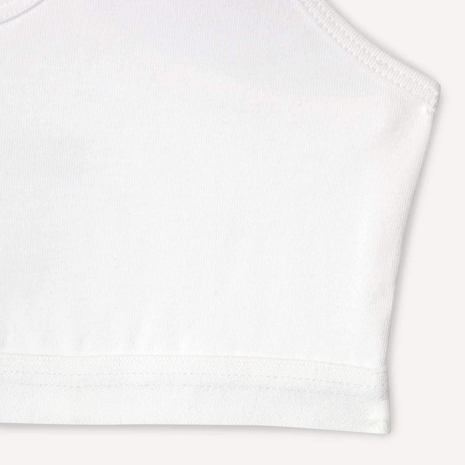 Detalle de Amazon Essentials Mädchen Bustier, Crop-Top-Bralette aus Baumwoll-Jersey – 2er Pack