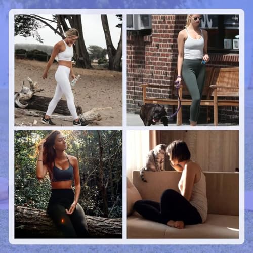 Detalle de TNNZEET High Waist Leggings Damen – Elastische, weiche Sporthose mit hoher Taille (EU-Größen S–XL, L/XL, XXL) in verschiedenen Farben