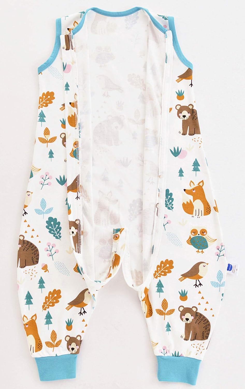 Detalle 2 de Chilsuessy Baby Schlafsack Sommer mit Füßen 0.5 Tog – 100% Baumwolle, 90 cm (Babyhöhe 100–110 cm) von Panda Home