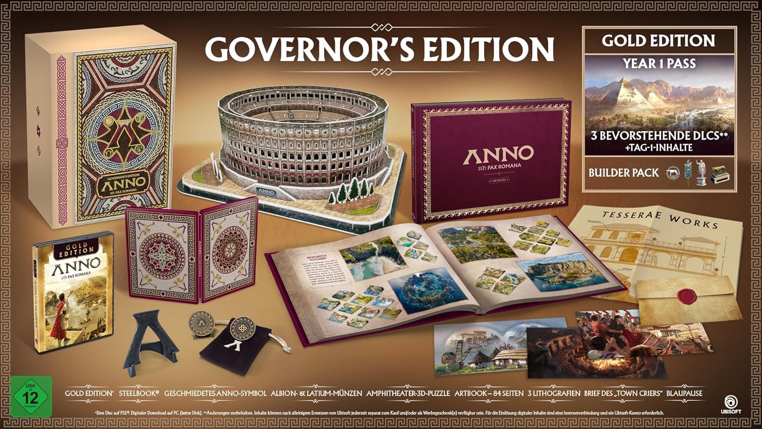 Detalle de Anno 117: Pax Romana – Governor’s Edition (PlayStation 5)