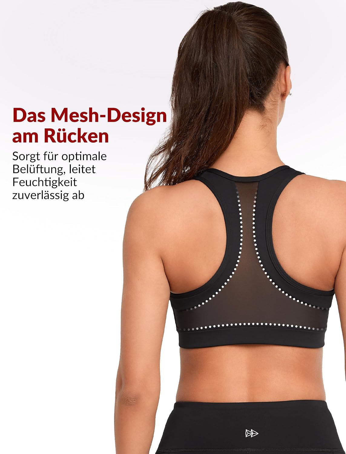 Detalle 2 de Yvette Sport BH Starker Halt Vorderverschluss 🩲