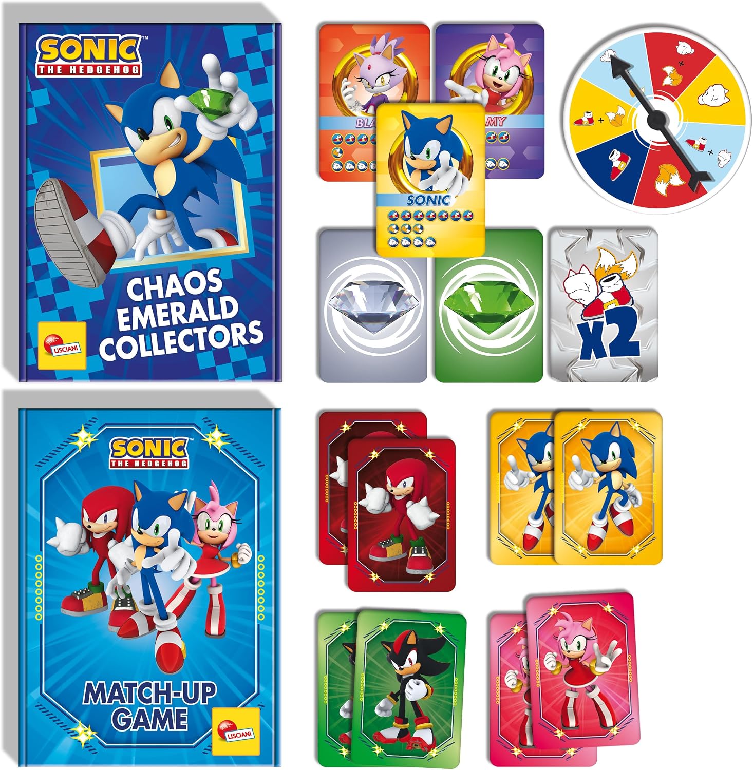 Detalle de Lisciani Sonic – Set sac à dos 2 en 1 avec jeux de cartes pour enfants dès 6 ans