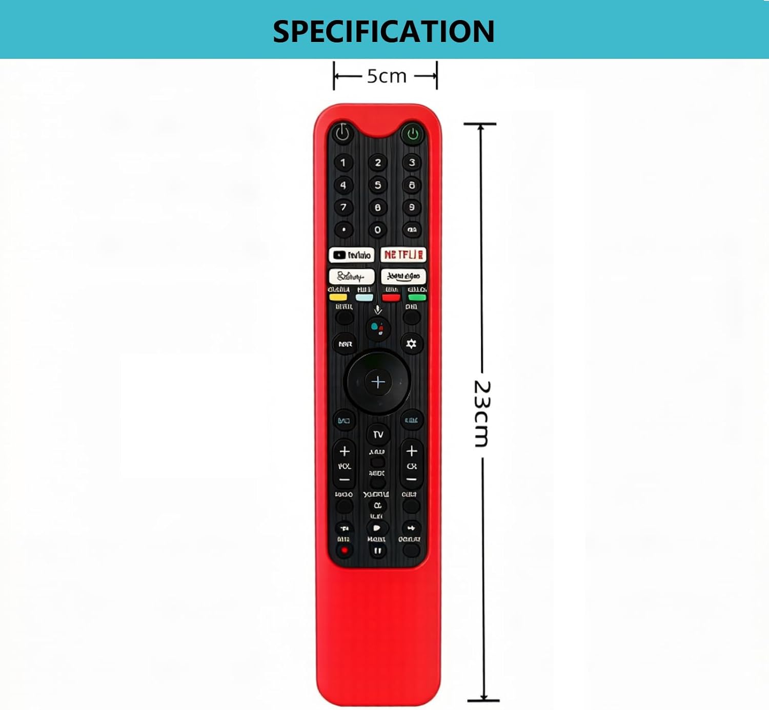Thumbnail 6 de Remote Case for Sony TV Remote Cover – Glow Green (RMF‑TX series compatibility)