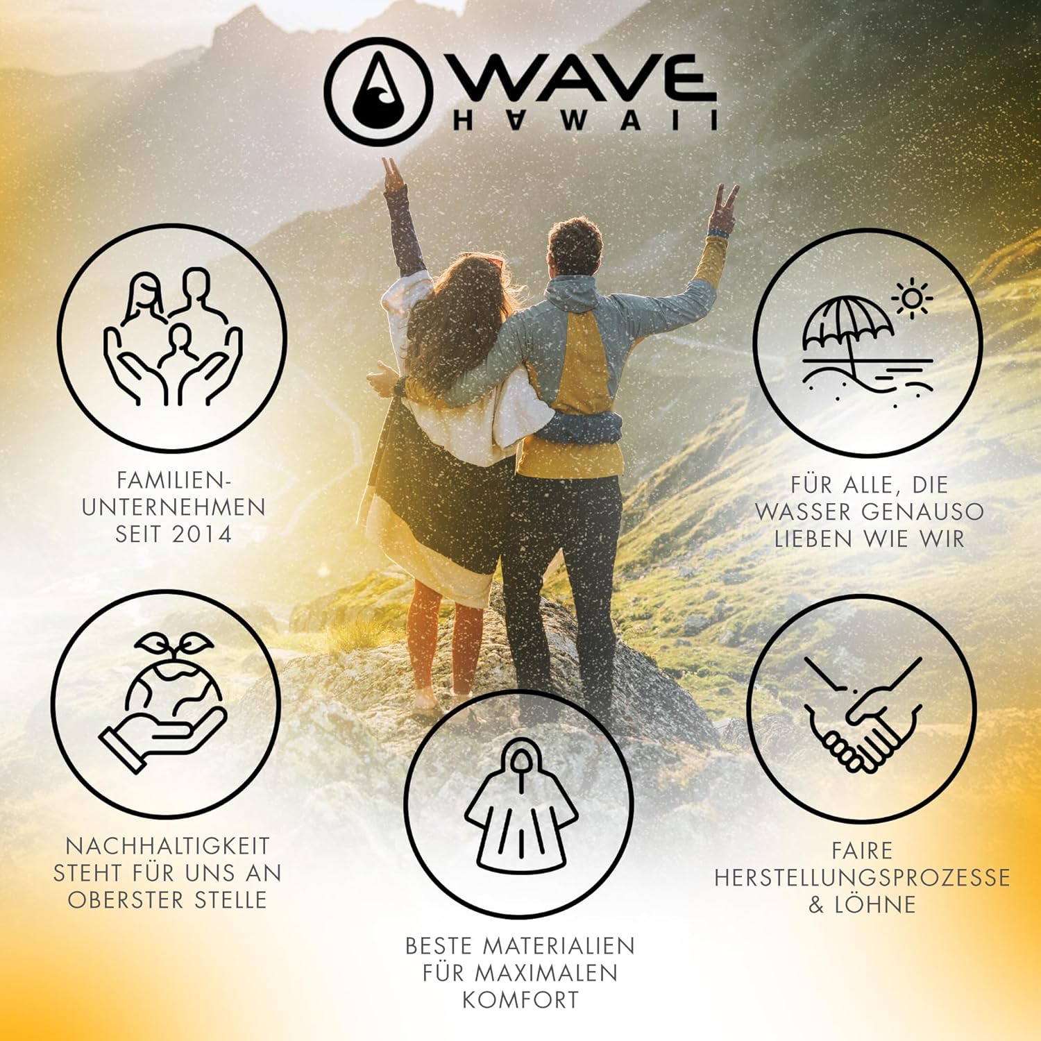 Thumbnail 6 de WAVE HAWAII Surfponcho 160-190 cm