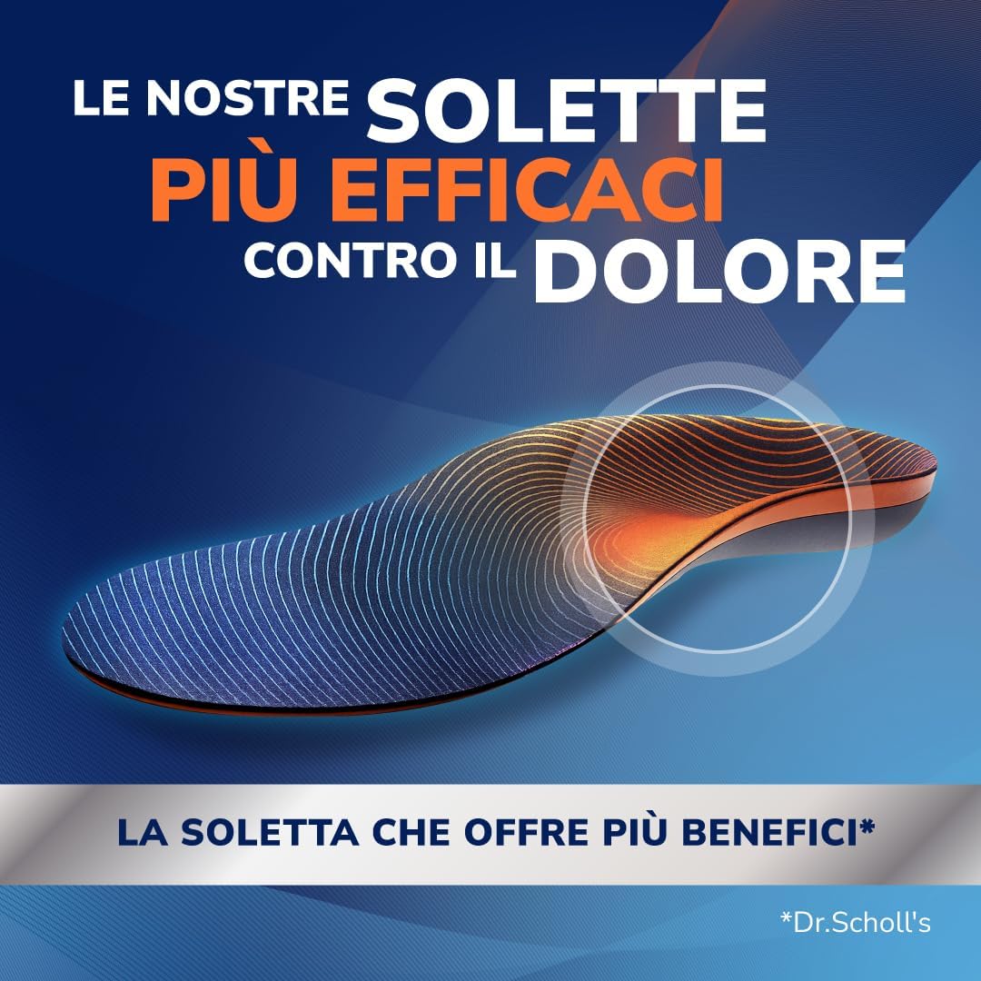 Thumbnail 1 de Dr. Scholl’s Advanced Pain Relief Solette ortopediche per fascite plantare, supporto arco fino 150 kg