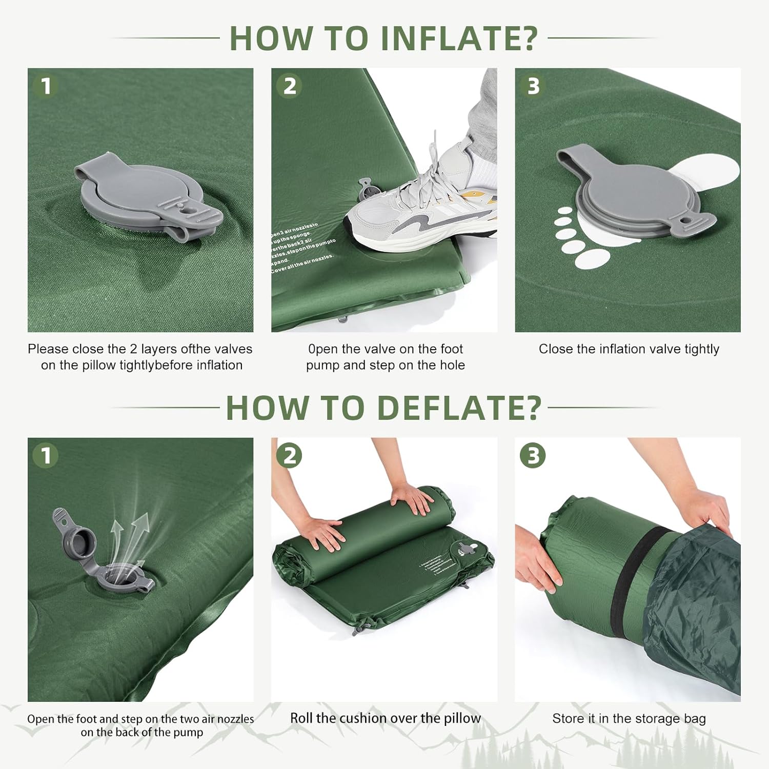 Thumbnail 5 de Wevelel Memory Sleeping Pad (3.1" Ultra-Thick Foam) with 9.5 R-Value Insulation