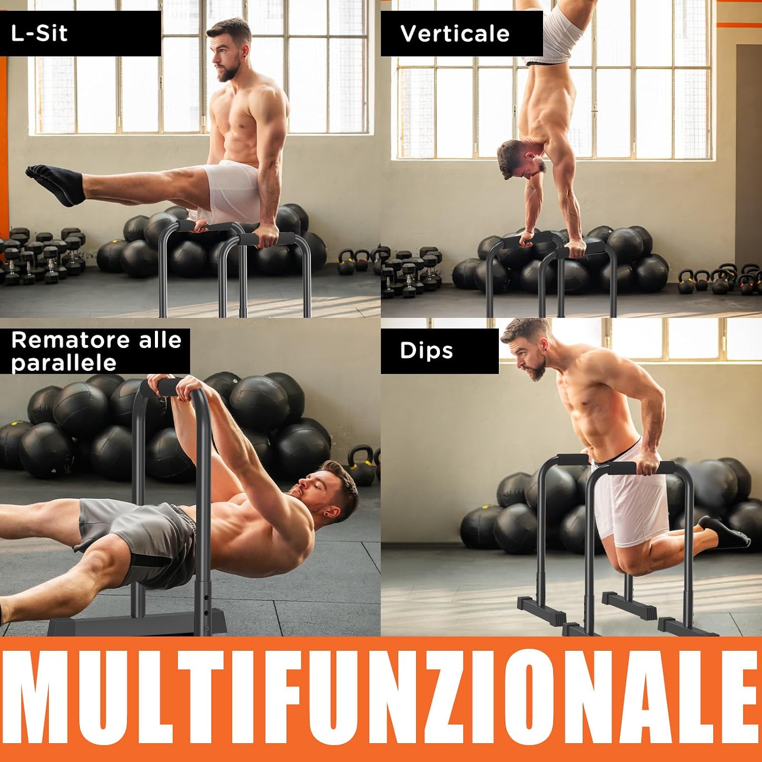 Thumbnail 6 de DH FitLife Dip Parallele Bars 80-90 cm