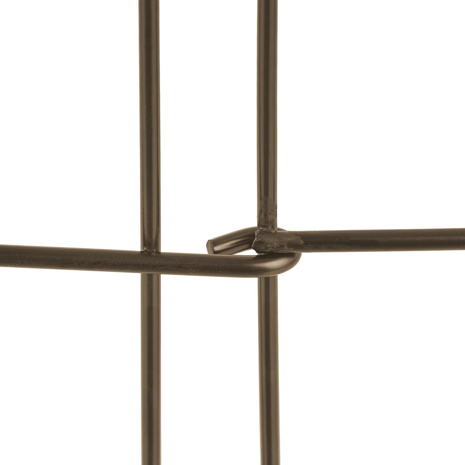 Detalle de Relaxdays 10048257 perkhekje, 4-delig metalen tuinhek in brons