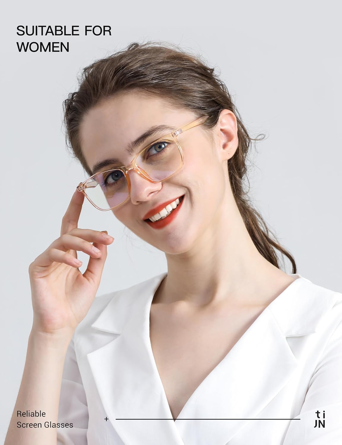 Detalle 2 de TIJN Blue Light Blocking Glasses Clear Frame ๐
