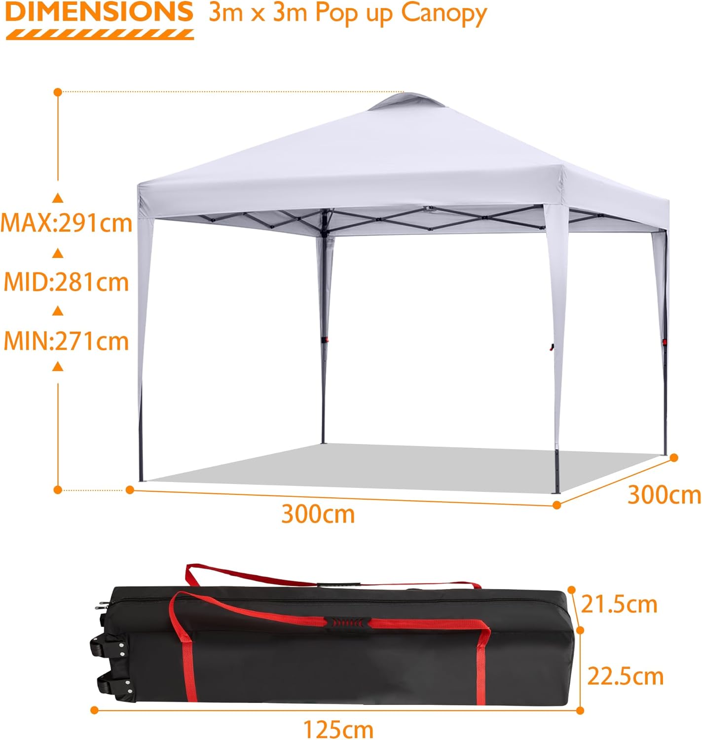 Thumbnail 3 de BONTEC Carpa Pabellón 3x3m