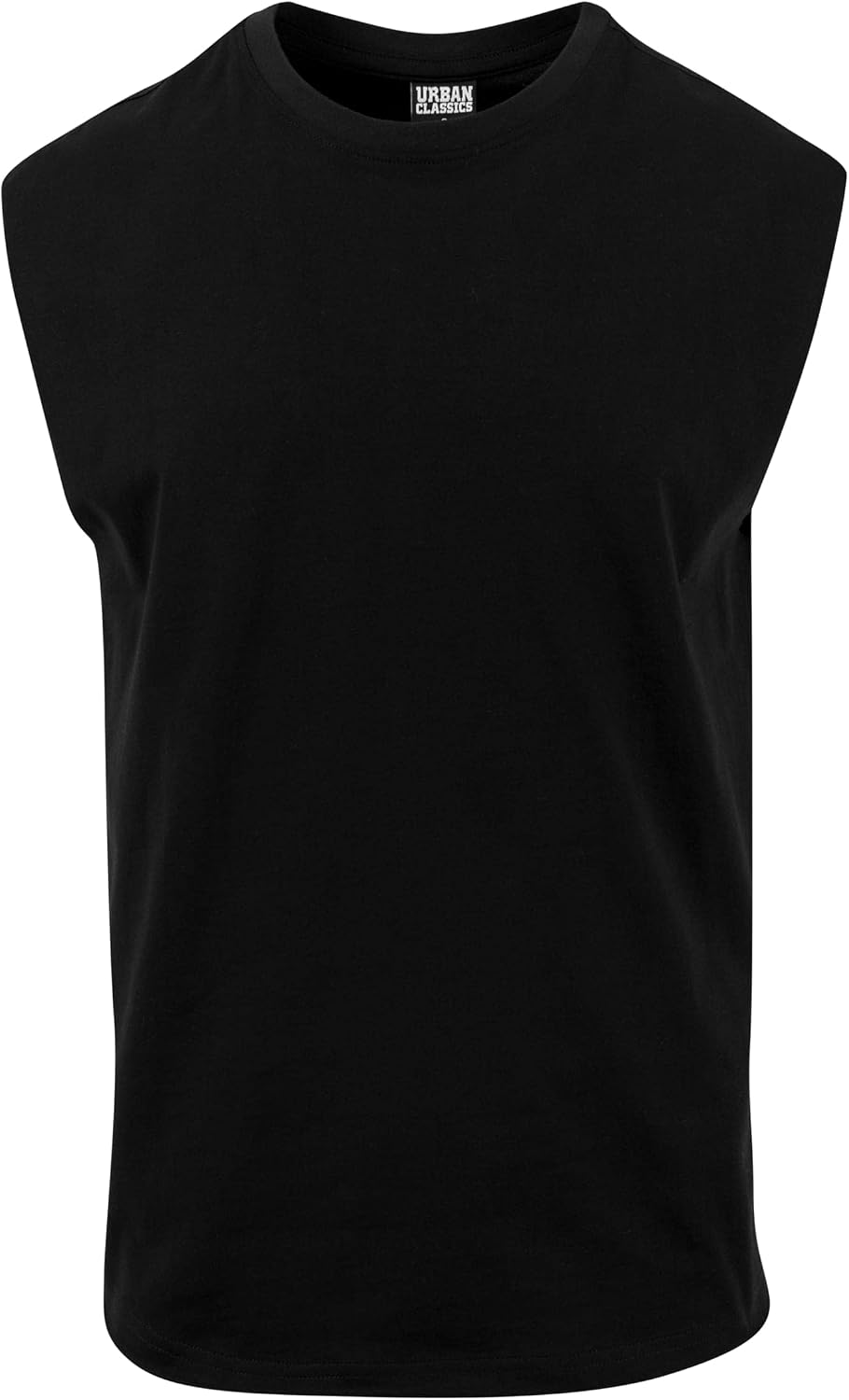 Detalle de Urban Classics Herren Open Edge Sleeveless Tee – Ärmelloses Shirt für Streetwear & Training