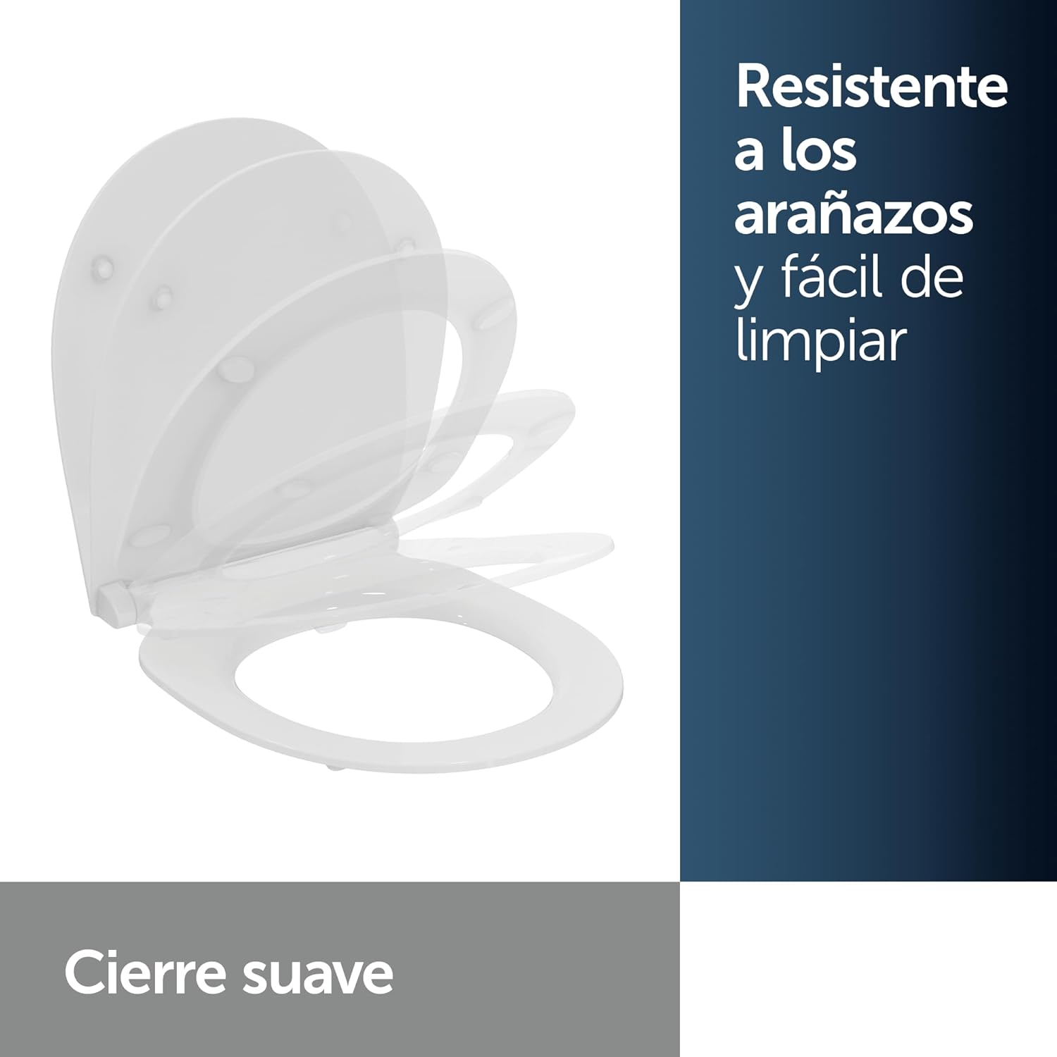 Thumbnail 3 de Ideal Standard Tirso Asiento de Inodoro con Cierre Suave 🚽