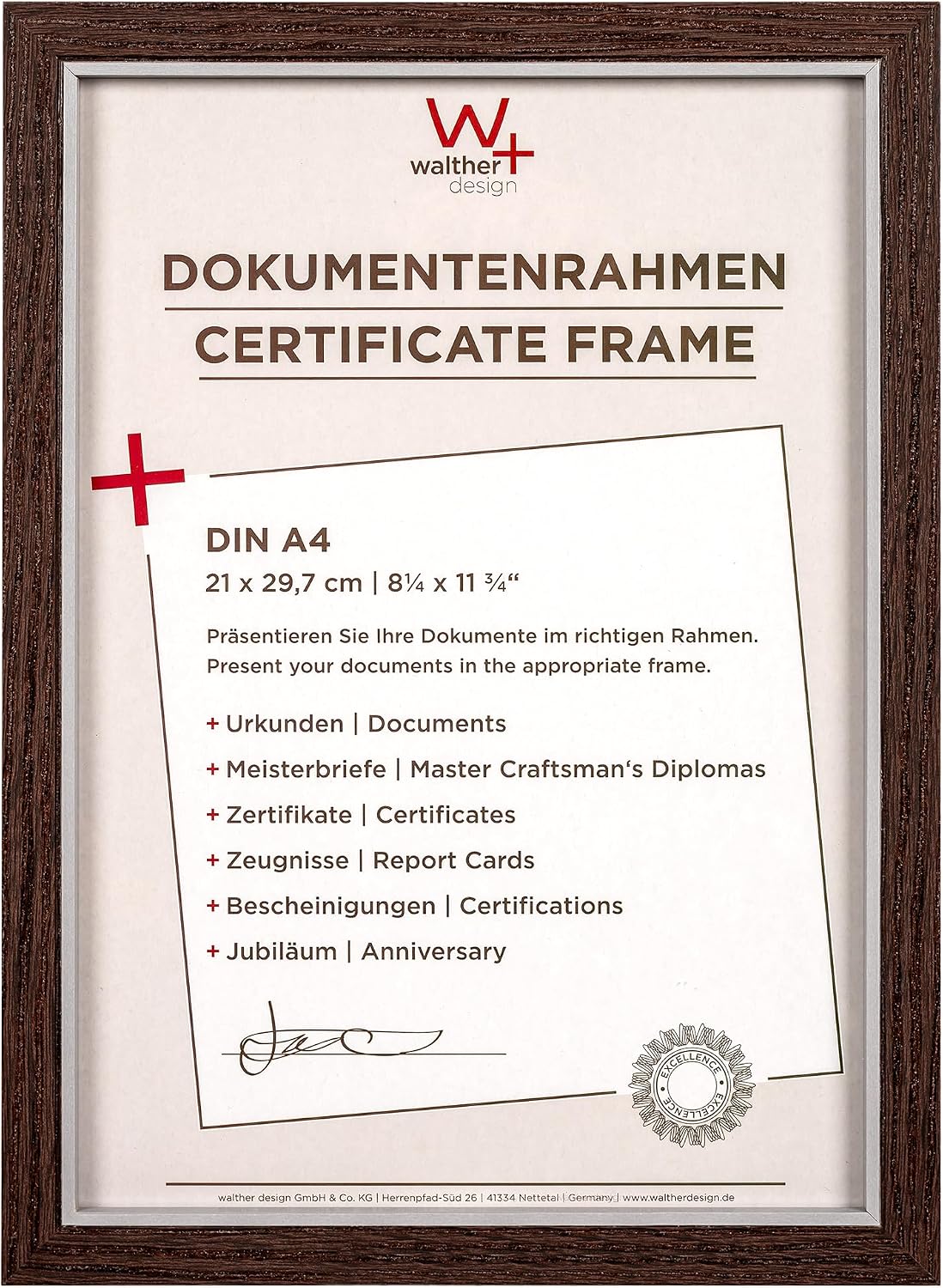 Thumbnail 6 de Cadre photo Walther Design Hygge NC050E en chêne, 40 x 50 cm