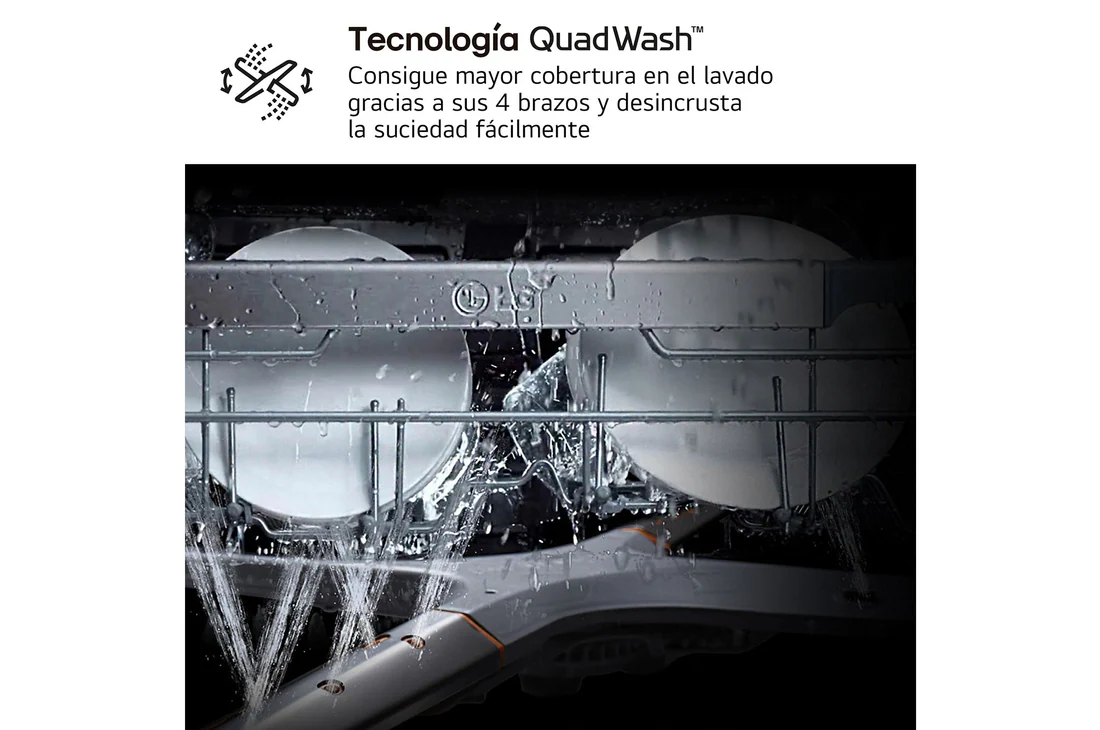 Thumbnail 5 de TrueSteam QuadWash EasyRack Plus DF587HVS lavavajillas 14 cubiertos 🚰