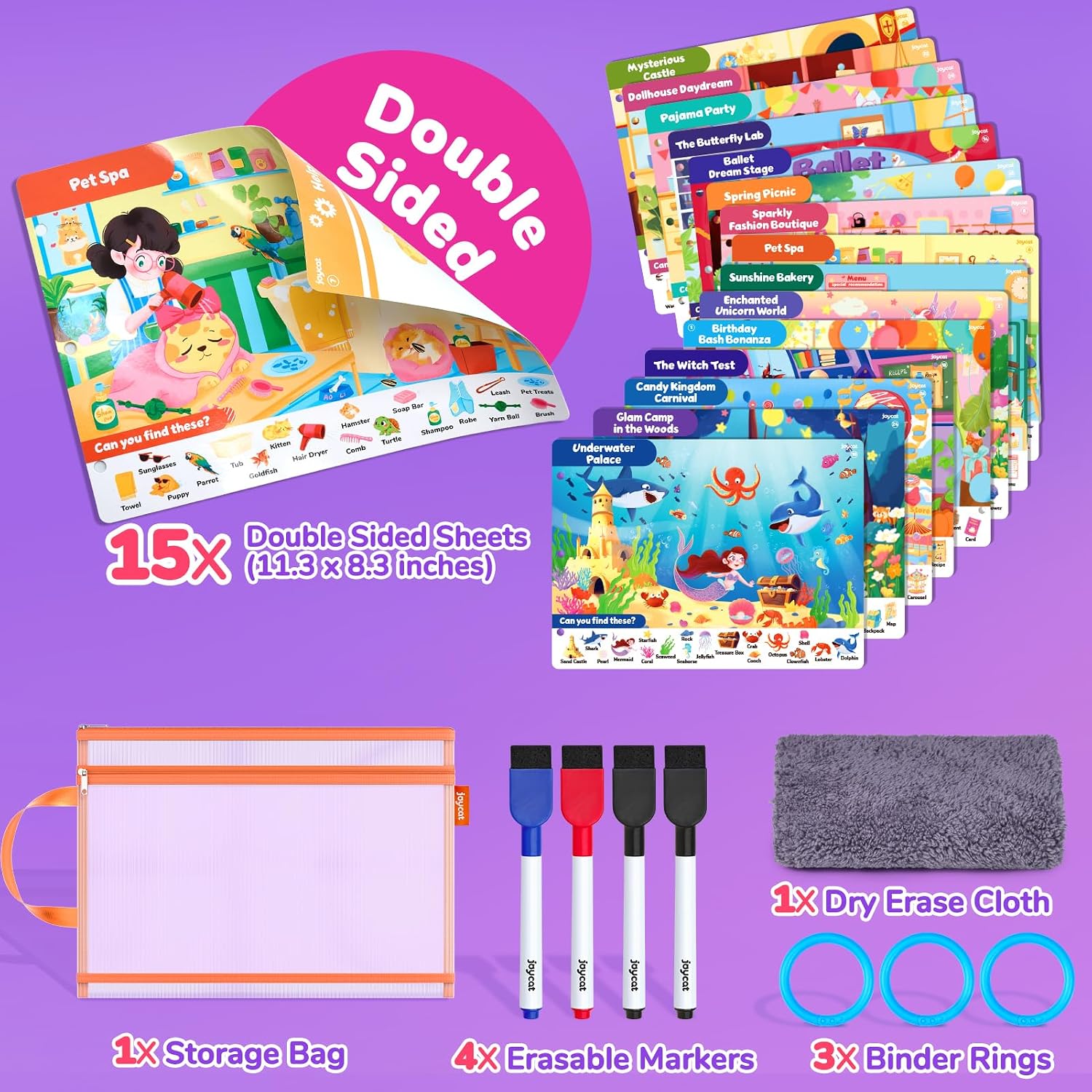 Thumbnail 5 de JoyCat Seek & Find Game Book for Ages 3-5