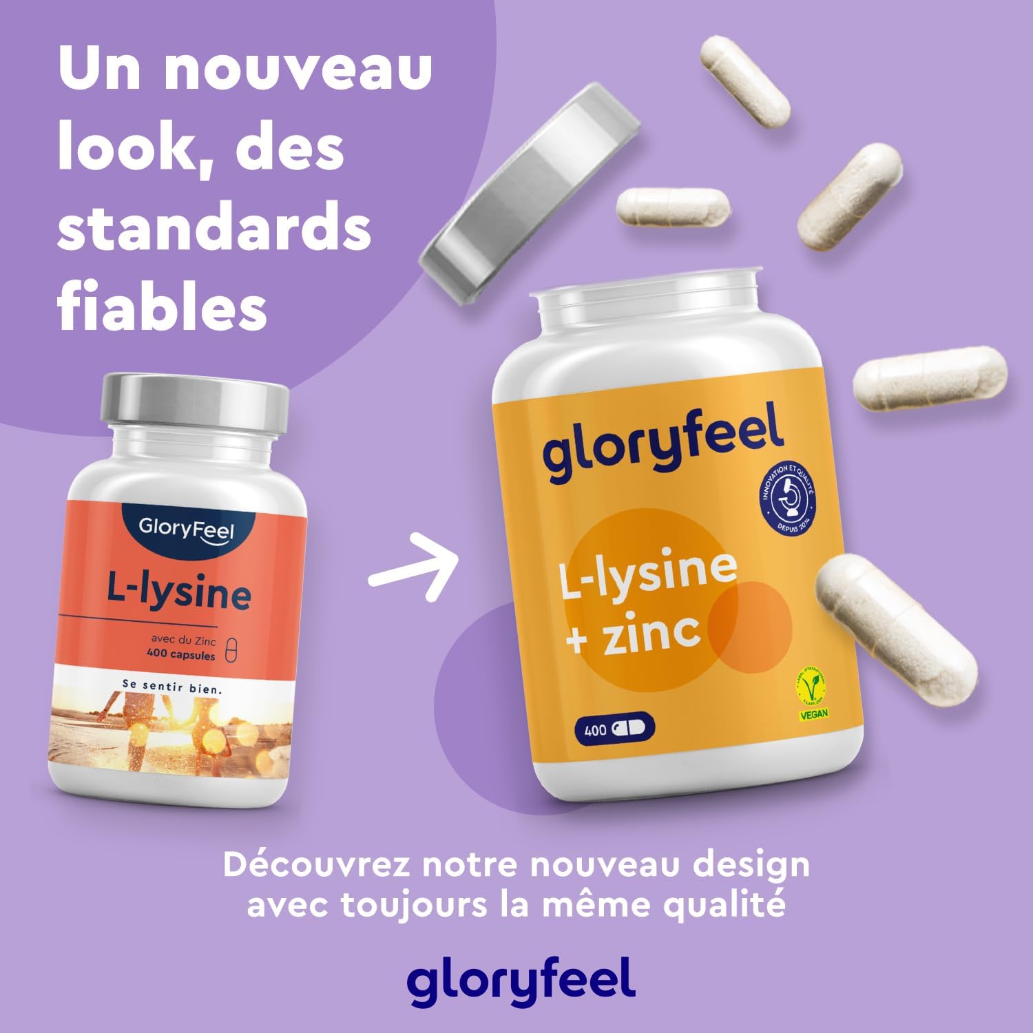 Detalle 2 de L-Lysine 400 gélules 💊