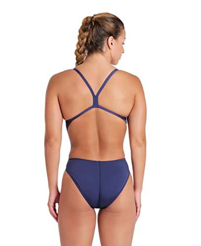Detalle 2 de Arena Arena Solid Challenge Team Maillot de Bain Femme – Séchage rapide et UPF 50+ (MaxLife Eco, recyclé 51%)