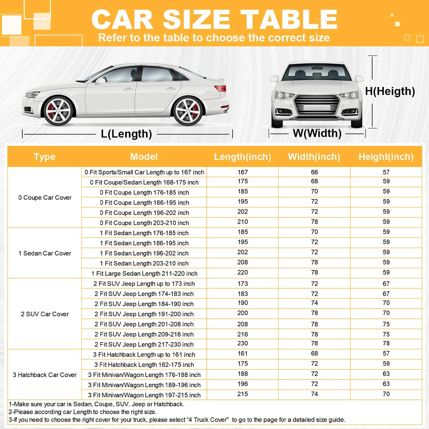 Thumbnail 5 de GUNHYI 16-Layer All-Weather Car Cover for Sedans (Universal Fit)