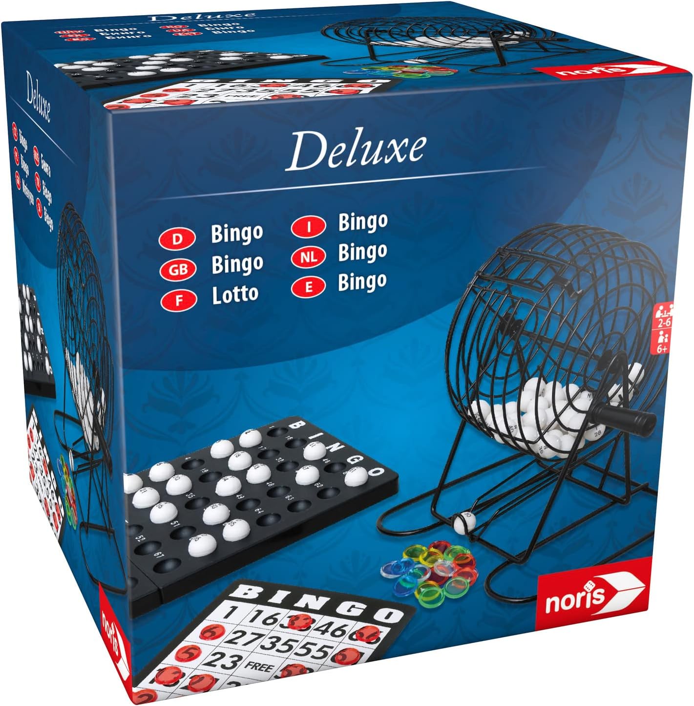 Thumbnail 6 de Jeu classique Bingo Deluxe noris 606108011 (21 x 21 x 21 cm)