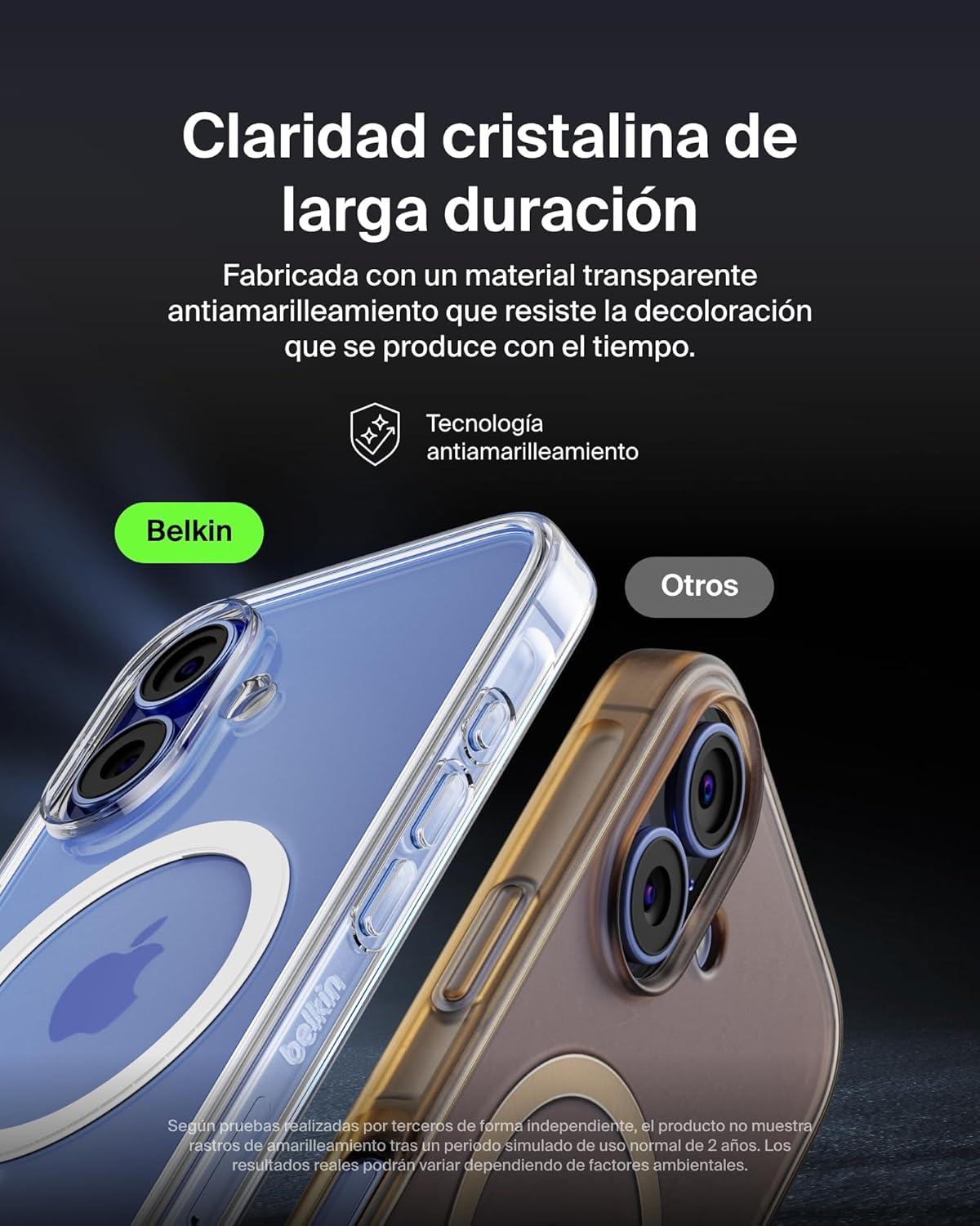 Thumbnail 4 de Belkin SheerForce Funda iPhone 16 📱 Transparente MagSafe