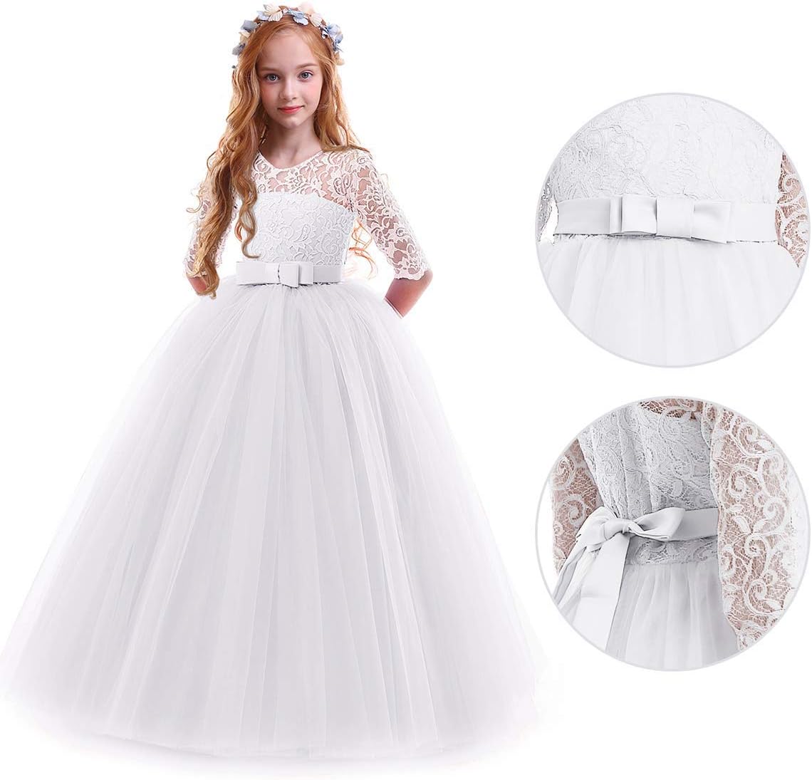 Thumbnail 2 de IWEMEK Flower Girls Dress