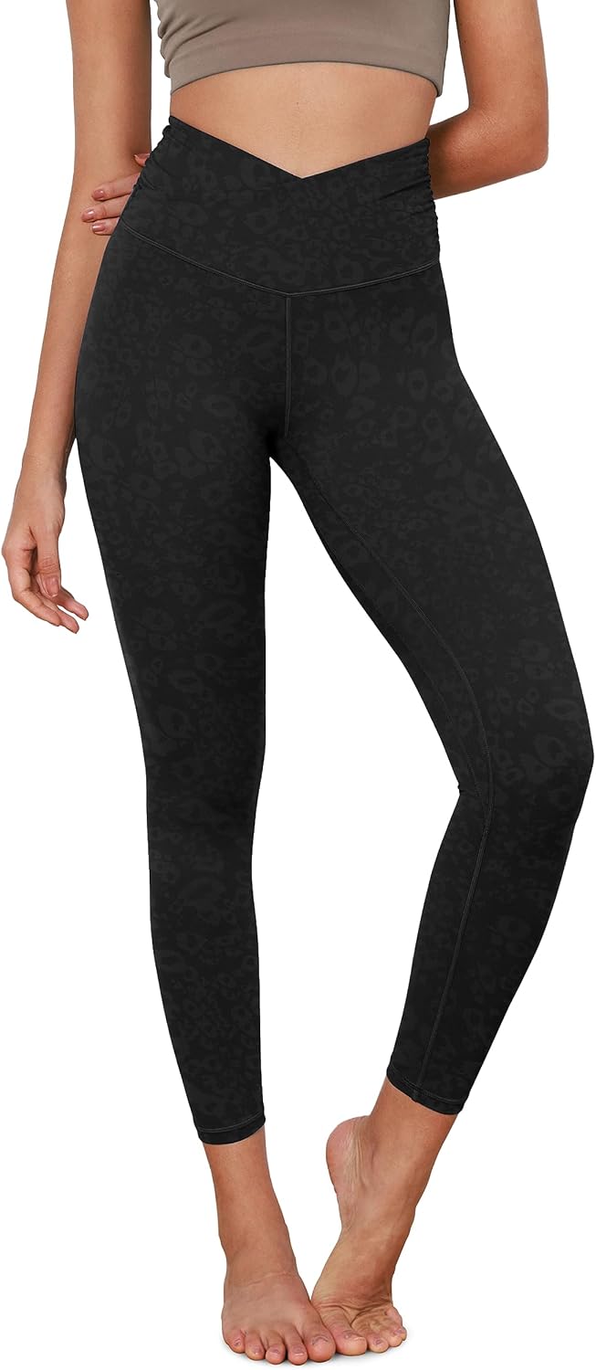Thumbnail 6 de ODODOS Cross Waist Yoga Leggings 25" 🧘♀