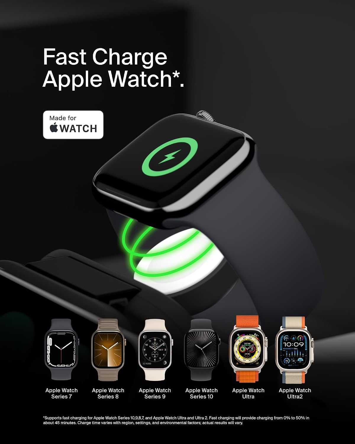 Detalle 2 de Belkin BoostCharge Pro Foldable Qi2-Certified 3-in-1 Wireless Charger Travel Pad (MagSafe-compatible, up to 15W)