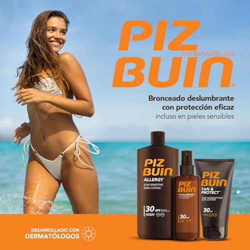 Detalle de PIZ BUIN Allergy Sun Sensitive Skin Lotion FPS 50 (200 ml) | protector solar corporal para pieles sensibles