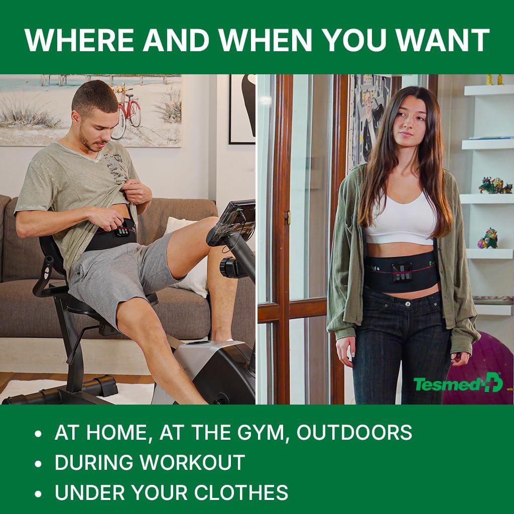 Thumbnail 4 de TESMED Absolute EMS Abs Trainer: Wireless Abdominal Stimulator with 99 Intensity Levels