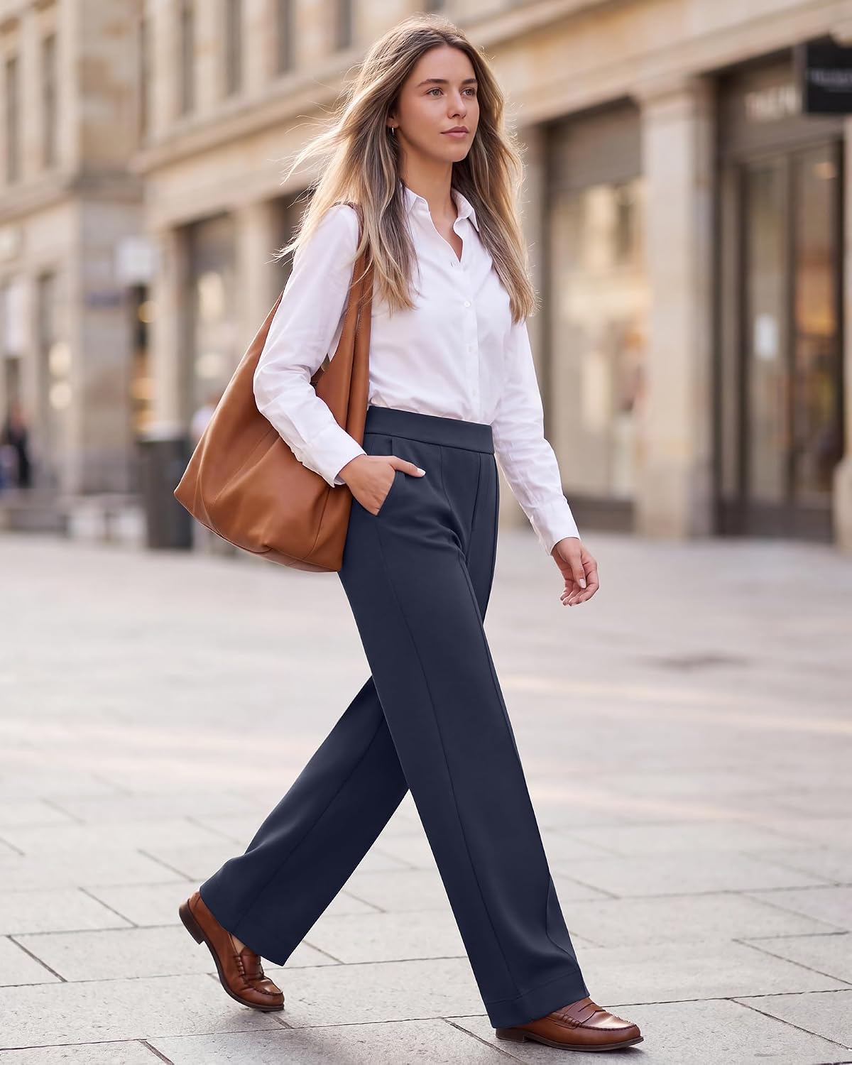 Detalle de G4Free Women's Sweatpants, High-Waisted