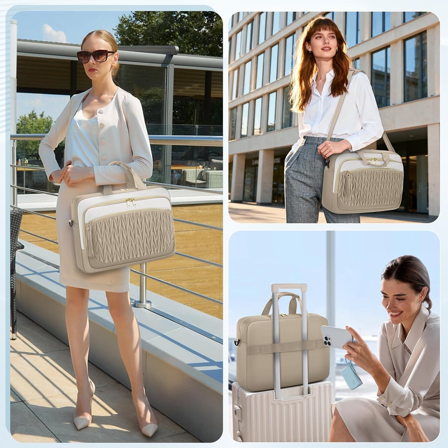 Thumbnail 1 de RAINSMORE 17.3 Inch Laptop Bag for Women
