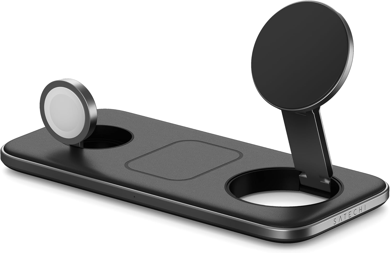 Thumbnail 3 de Satechi Station de Charge 3 en 1 Qi2 (15W + 5W) pour iPhone MagSafe, Apple Watch & AirPods