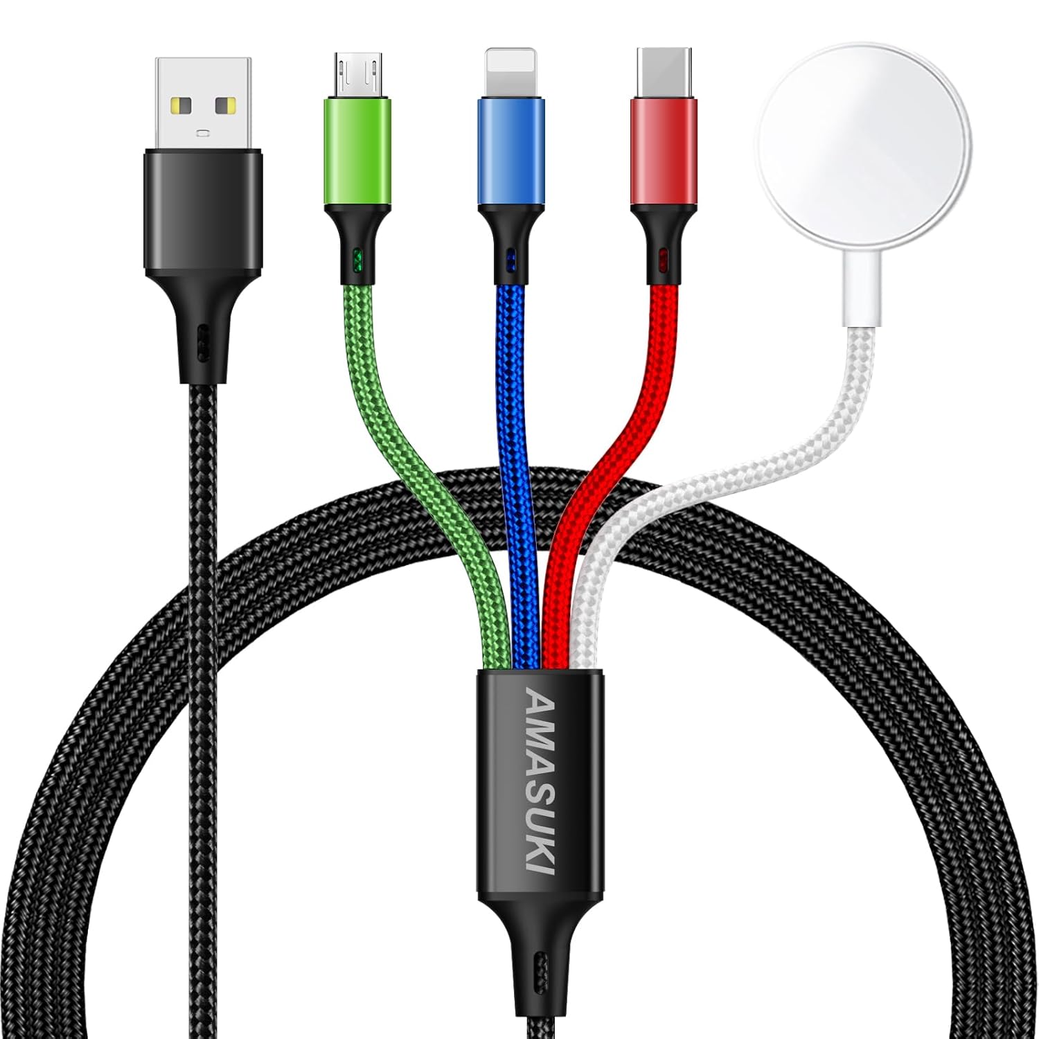 Detalle de Upgraded Multi Charger for Apple Watch 4ft cable