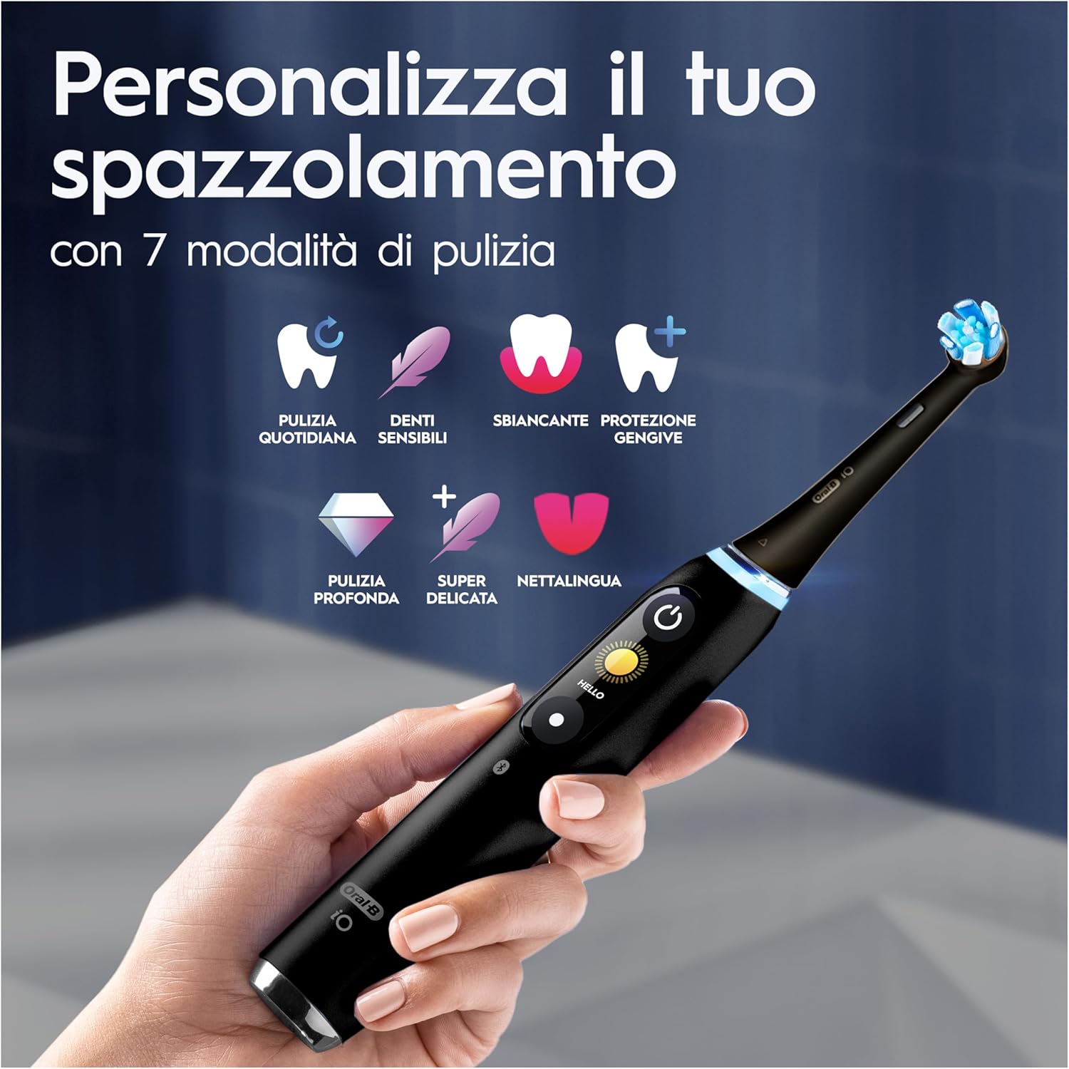 Thumbnail 4 de Oral‑B iO9 Spazzolino elettrico ricaricabile 1 pezzo