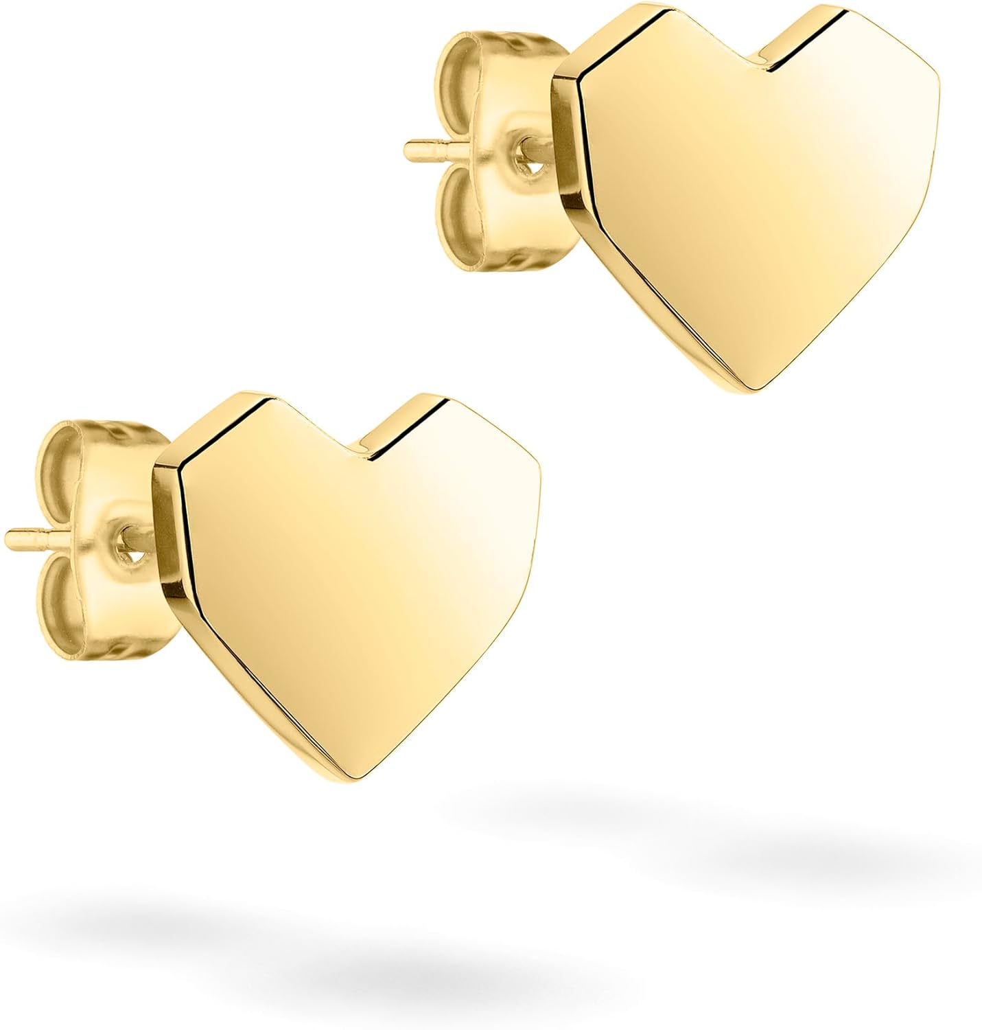 Thumbnail 6 de LIEBESKIND BERLIN Herz Ohrringe – Edelstahl-Ohrstecker im Broken-Heart Design